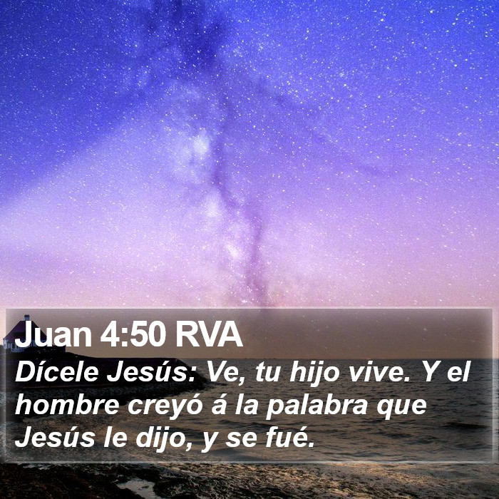 Juan 4:50 RVA Bible Study