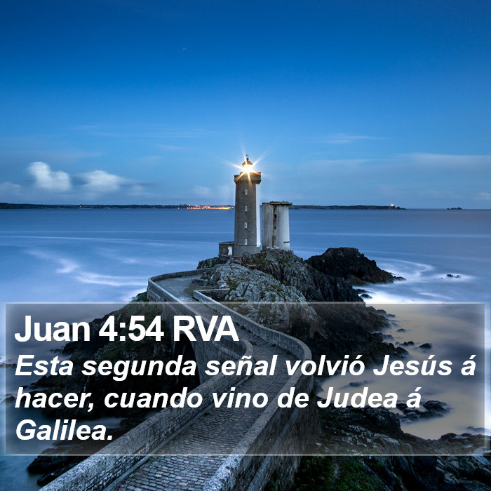 Juan 4:54 RVA Bible Study