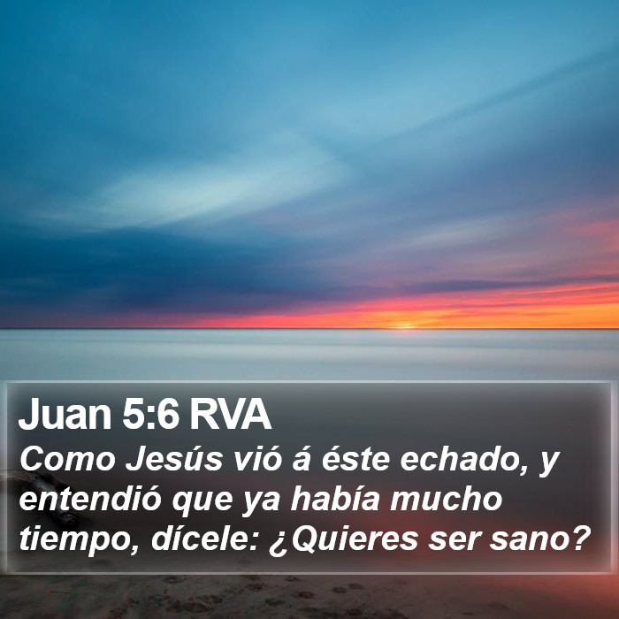 Juan 5:6 RVA Bible Study