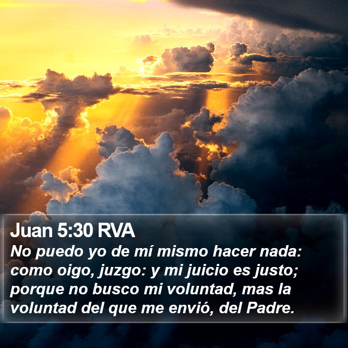 Juan 5:30 RVA Bible Study