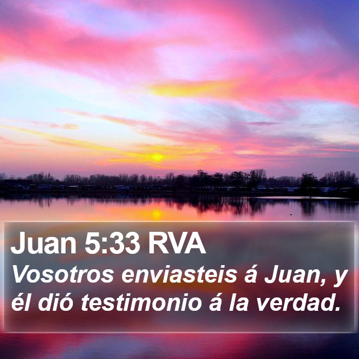 Juan 5:33 RVA Bible Study