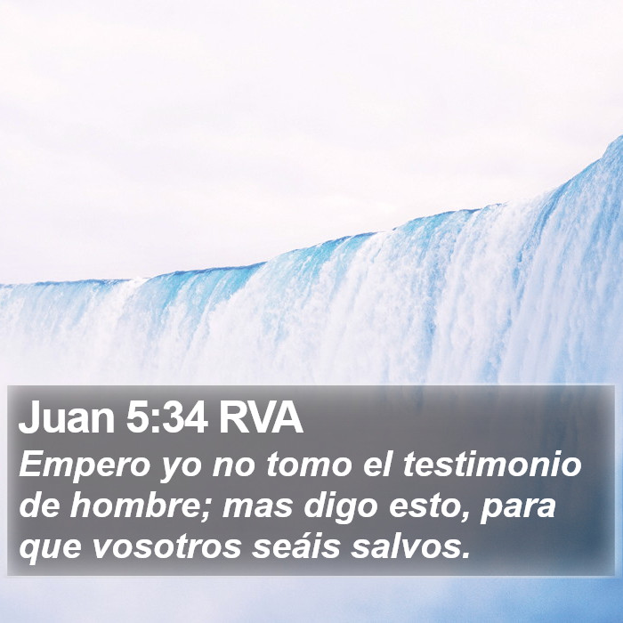 Juan 5:34 RVA Bible Study