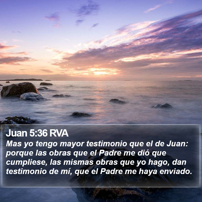 Juan 5:36 RVA Bible Study