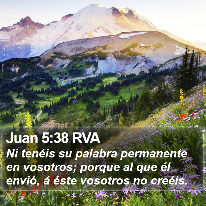 Juan 5:38 RVA Bible Study