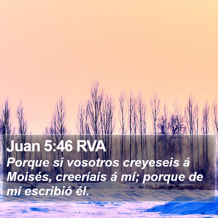 Juan 5:46 RVA Bible Study