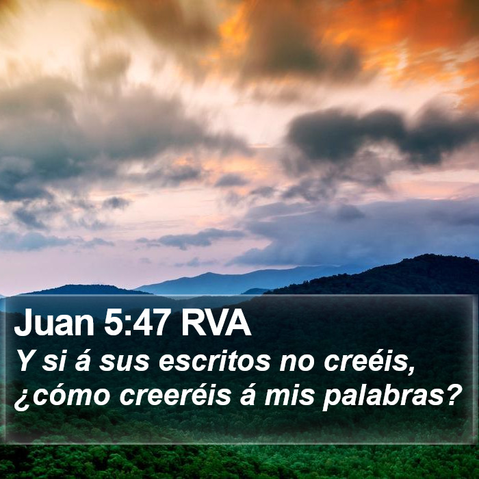 Juan 5:47 RVA Bible Study