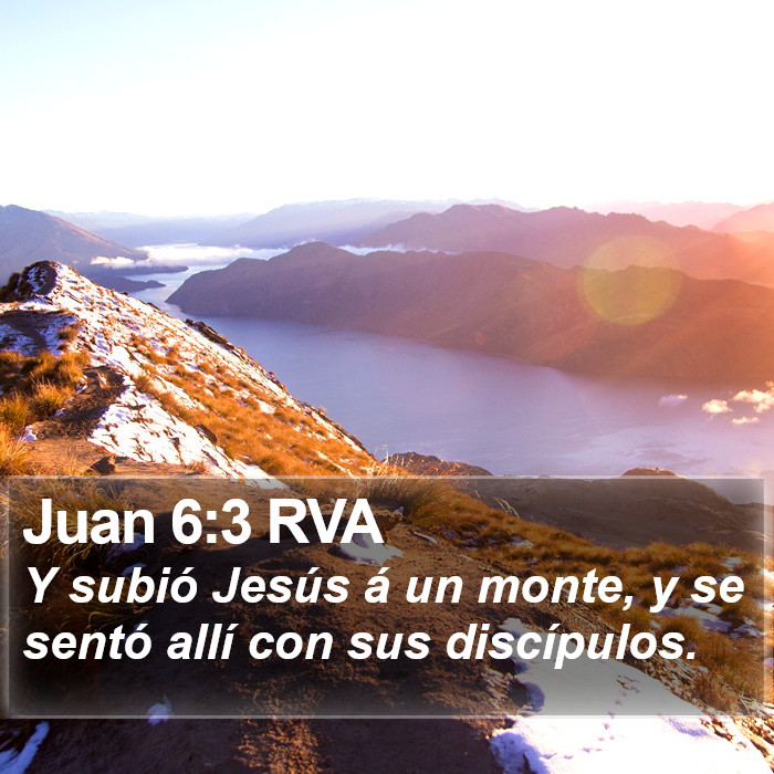 Juan 6:3 RVA Bible Study