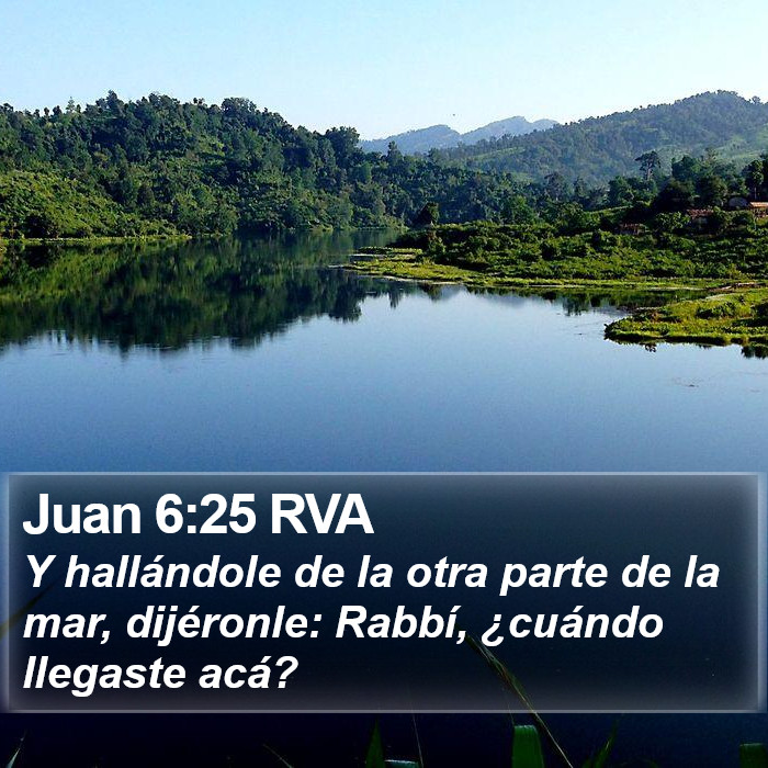 Juan 6:25 RVA Bible Study