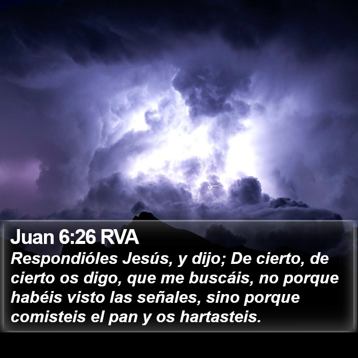 Juan 6:26 RVA Bible Study