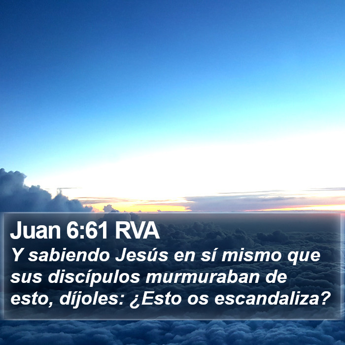 Juan 6:61 RVA Bible Study