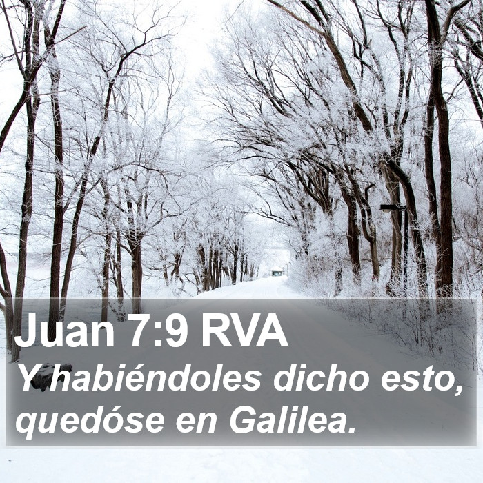 Juan 7:9 RVA Bible Study