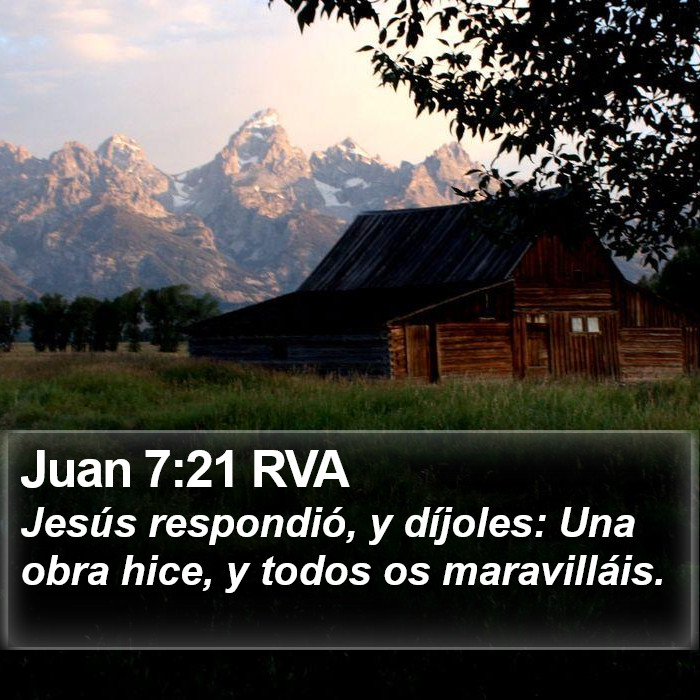 Juan 7:21 RVA Bible Study