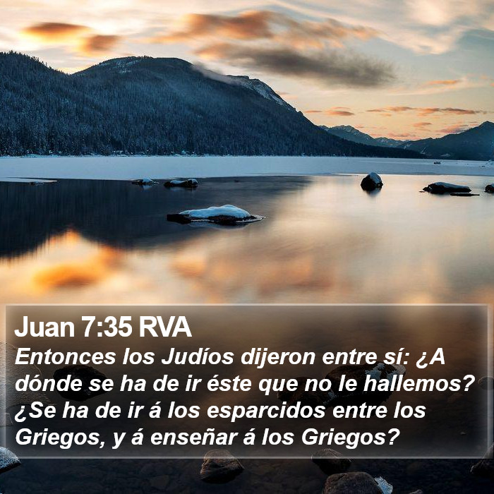 Juan 7:35 RVA Bible Study