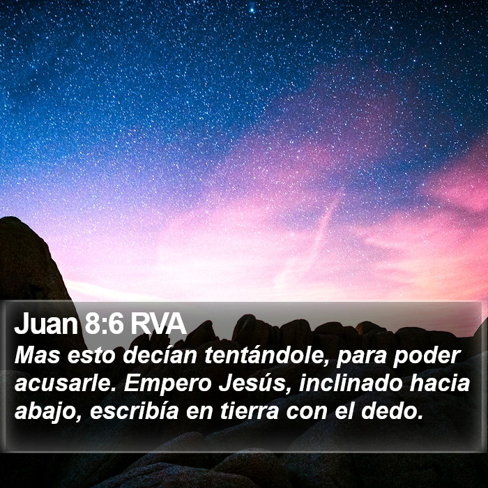 Juan 8:6 RVA Bible Study