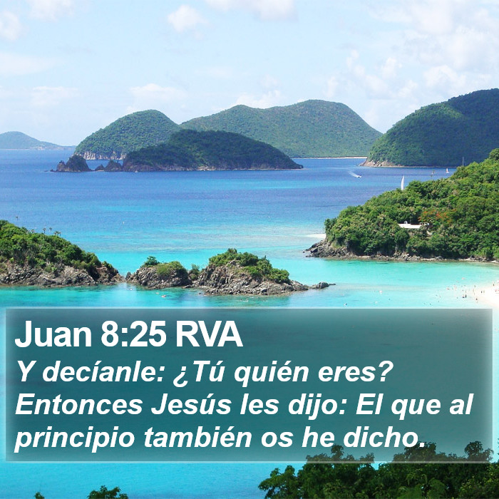 Juan 8:25 RVA Bible Study