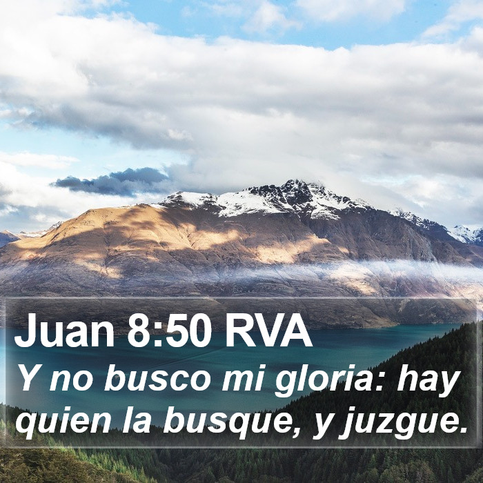 Juan 8:50 RVA Bible Study