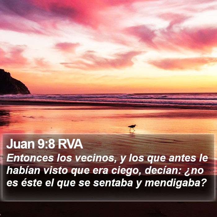 Juan 9:8 RVA Bible Study