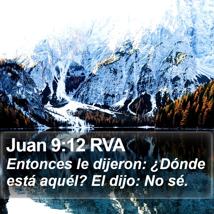 Juan 9:12 RVA Bible Study