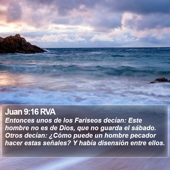 Juan 9:16 RVA Bible Study