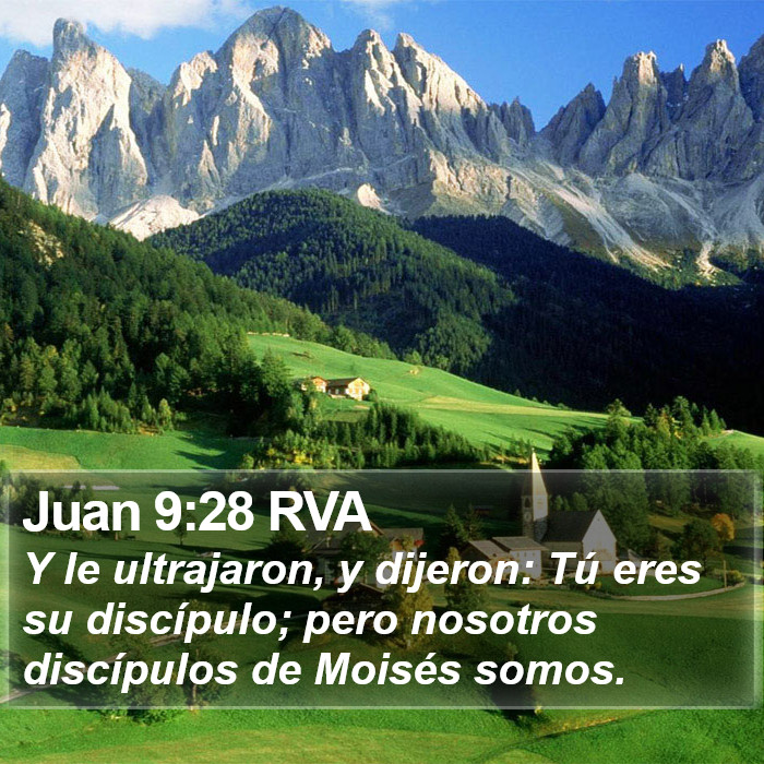 Juan 9:28 RVA Bible Study