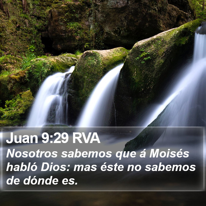 Juan 9:29 RVA Bible Study