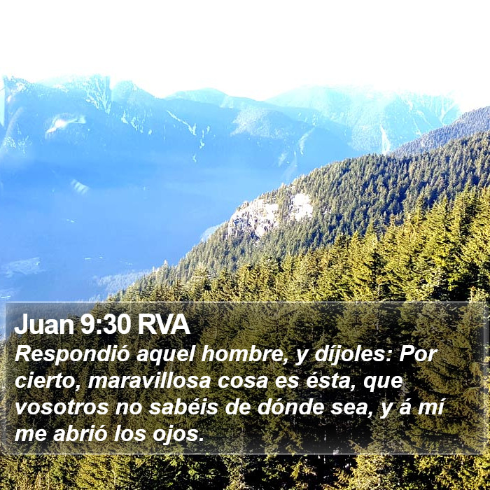 Juan 9:30 RVA Bible Study