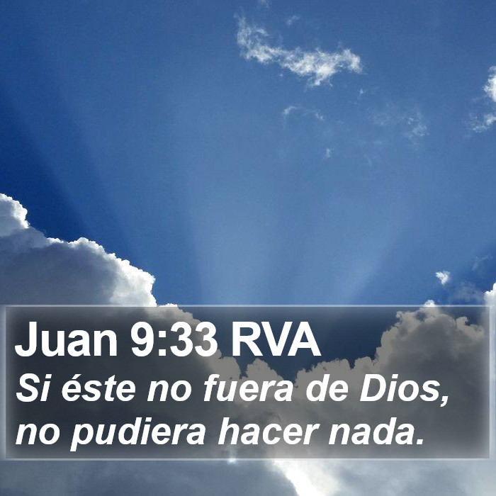 Juan 9:33 RVA Bible Study