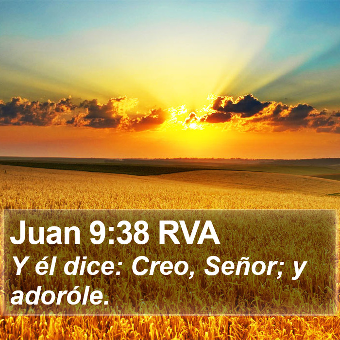 Juan 9:38 RVA Bible Study