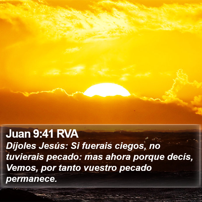 Juan 9:41 RVA Bible Study