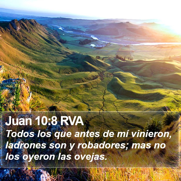 Juan 10:8 RVA Bible Study