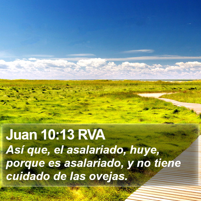 Juan 10:13 RVA Bible Study