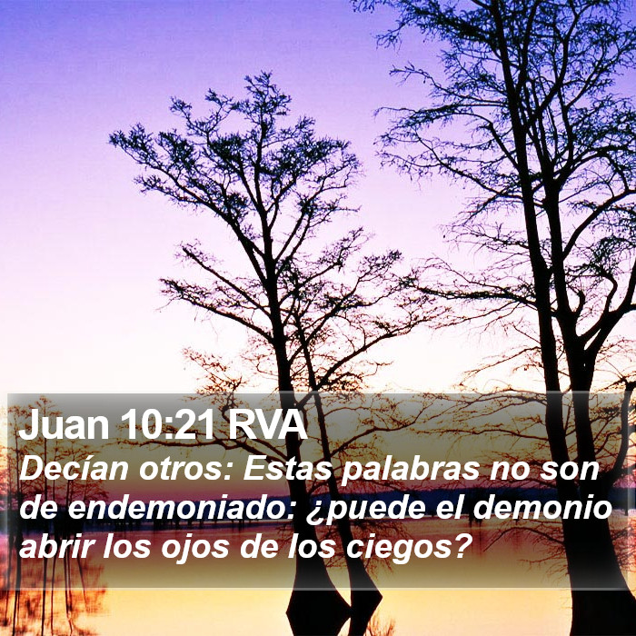 Juan 10:21 RVA Bible Study