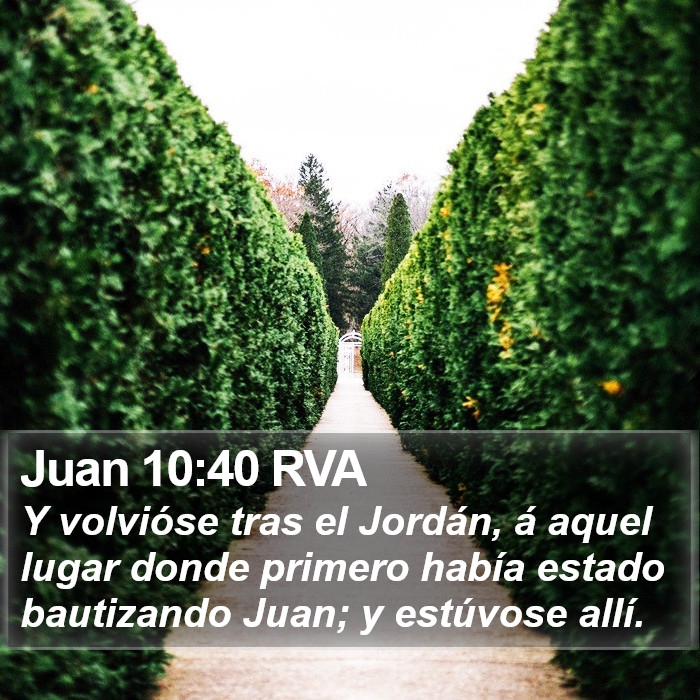 Juan 10:40 RVA Bible Study