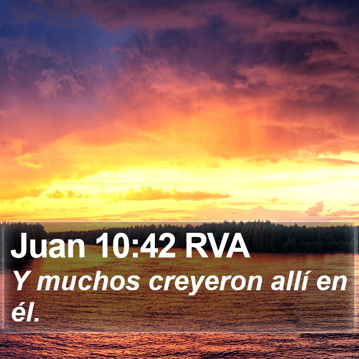 Juan 10:42 RVA Bible Study