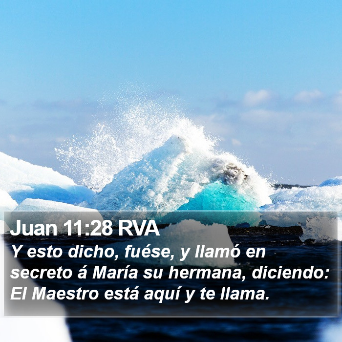 Juan 11:28 RVA Bible Study