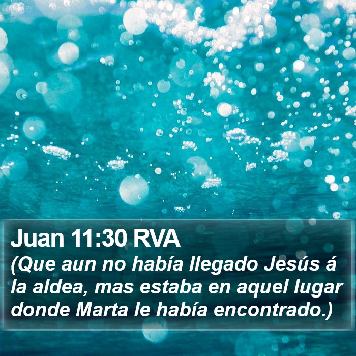 Juan 11:30 RVA Bible Study