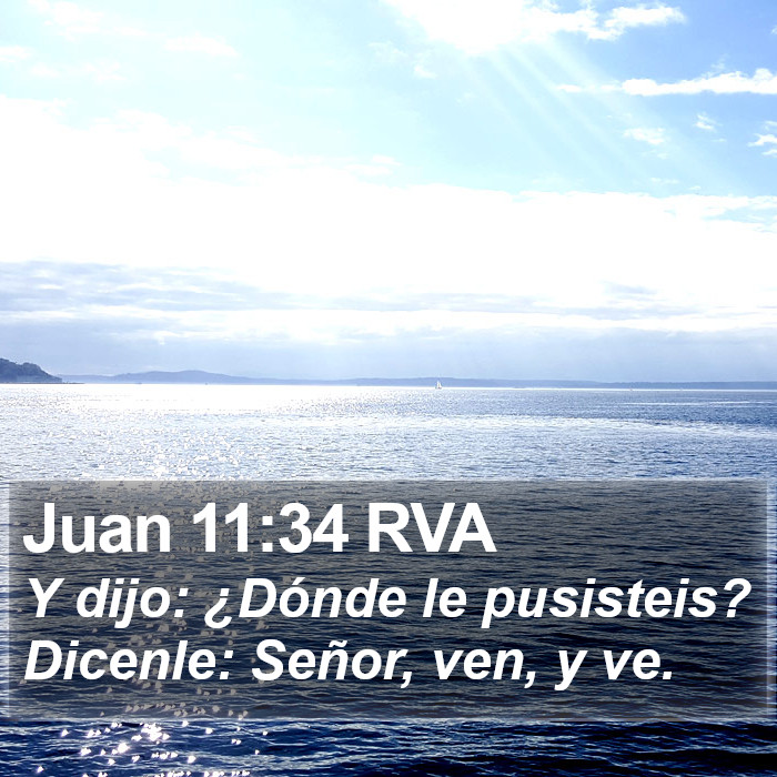 Juan 11:34 RVA Bible Study