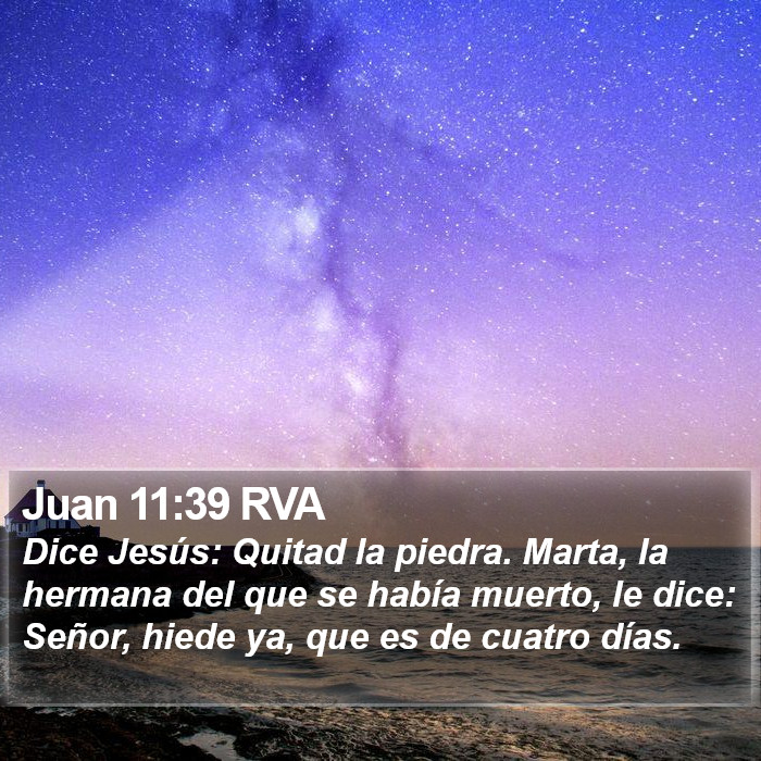 Juan 11:39 RVA Bible Study