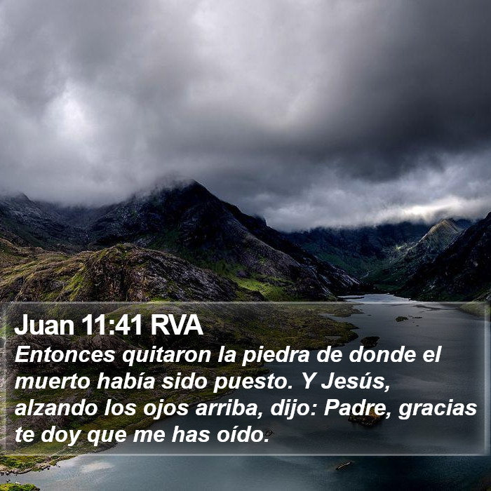 Juan 11:41 RVA Bible Study