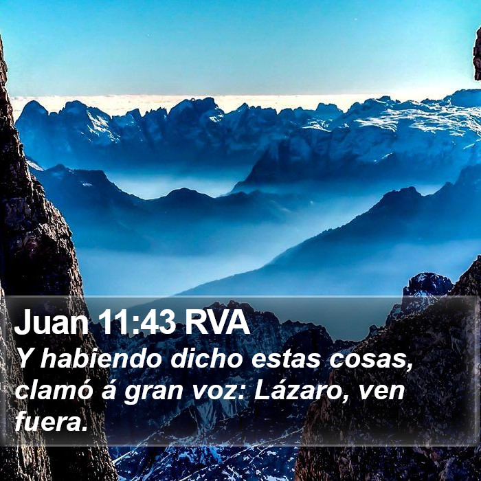 Juan 11:43 RVA Bible Study