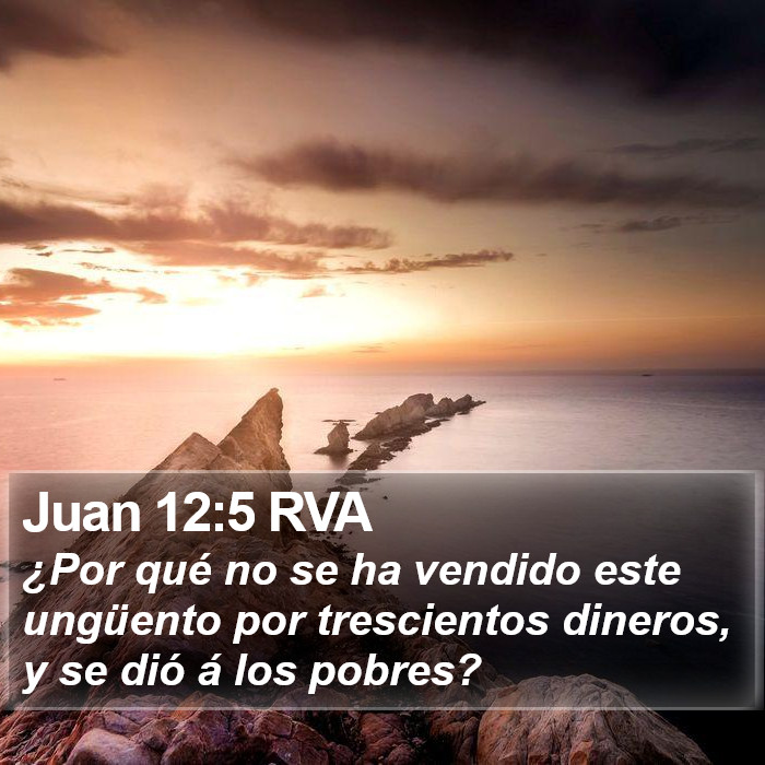 Juan 12:5 RVA Bible Study