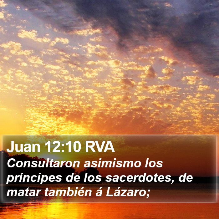 Juan 12:10 RVA Bible Study