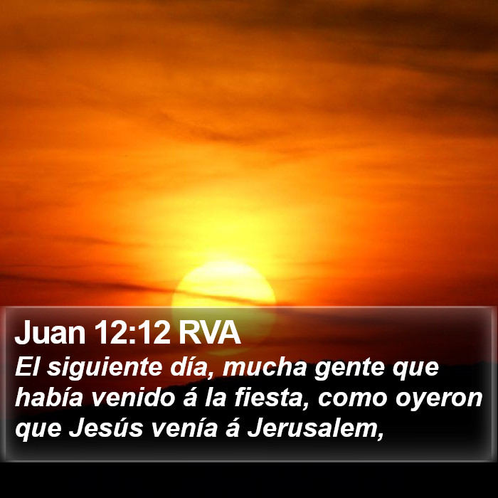 Juan 12:12 RVA Bible Study