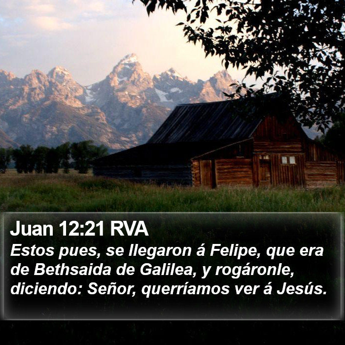 Juan 12:21 RVA Bible Study