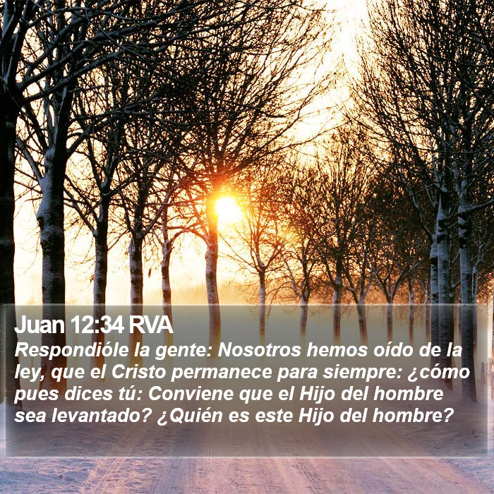 Juan 12:34 RVA Bible Study