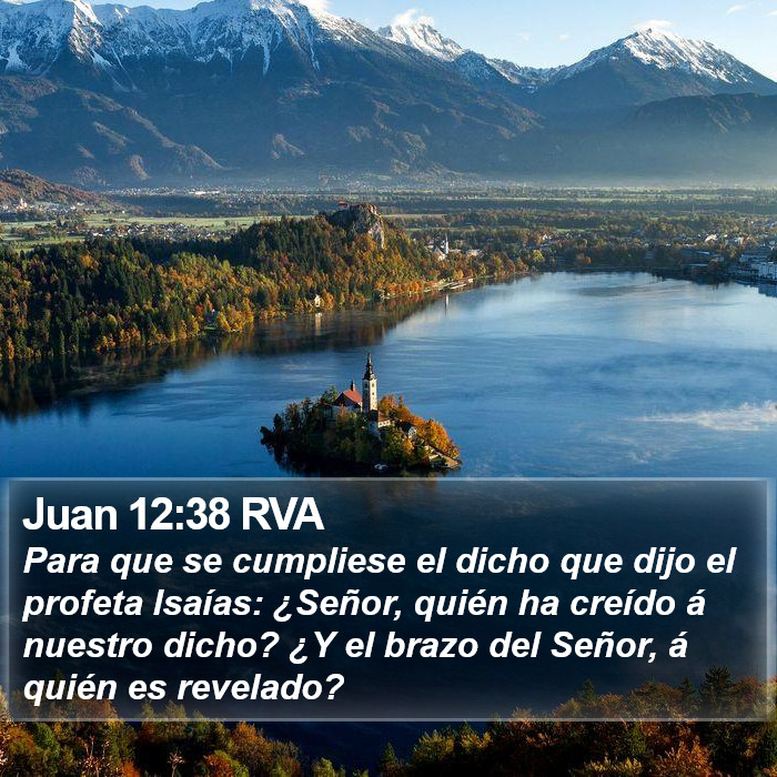 Juan 12:38 RVA Bible Study