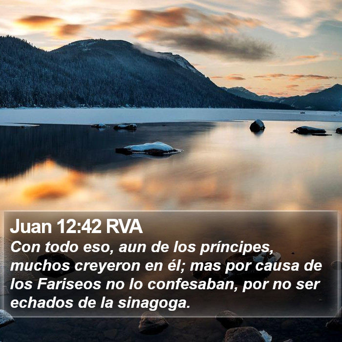 Juan 12:42 RVA Bible Study