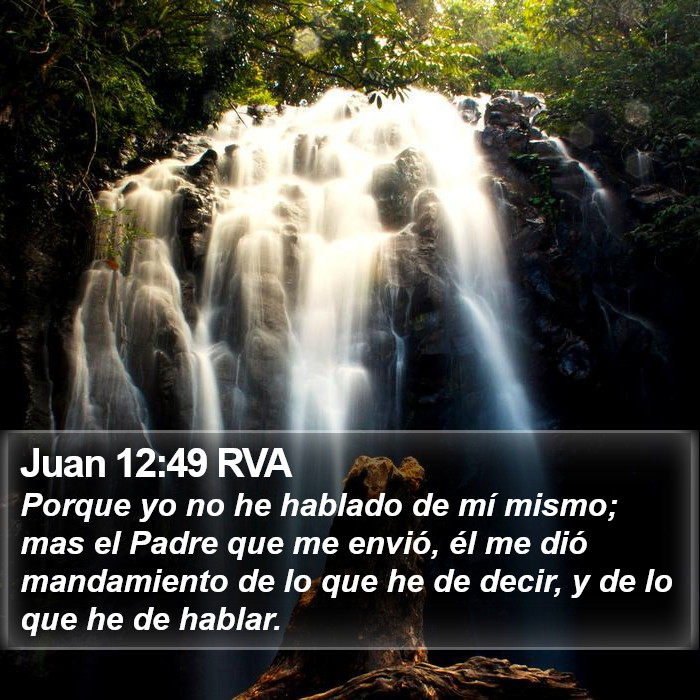 Juan 12:49 RVA Bible Study