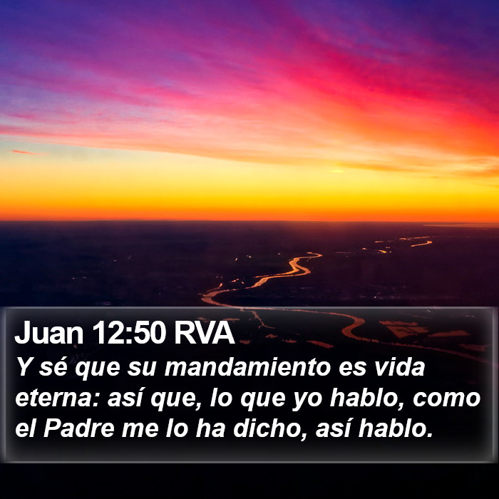 Juan 12:50 RVA Bible Study