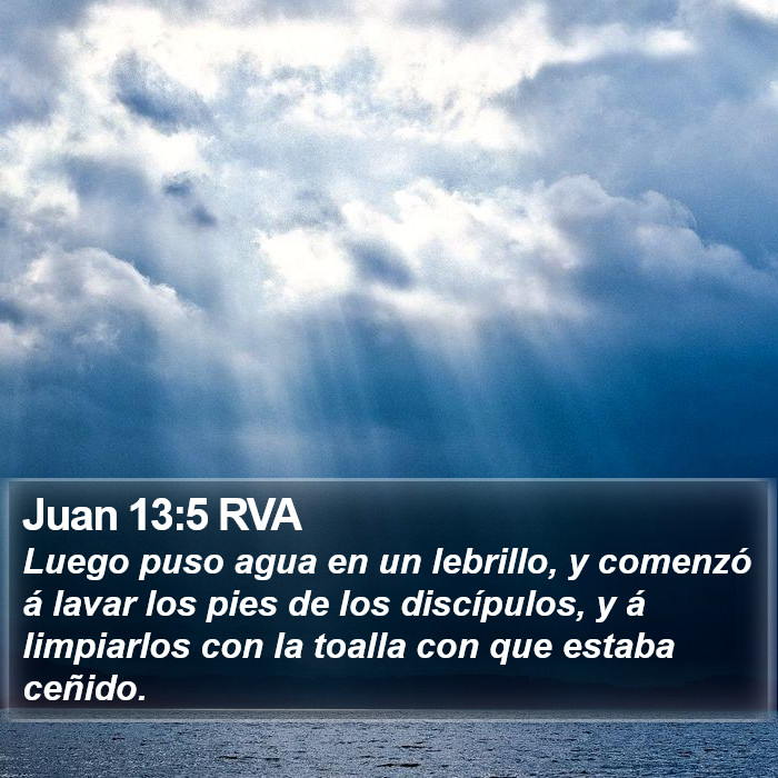 Juan 13:5 RVA Bible Study